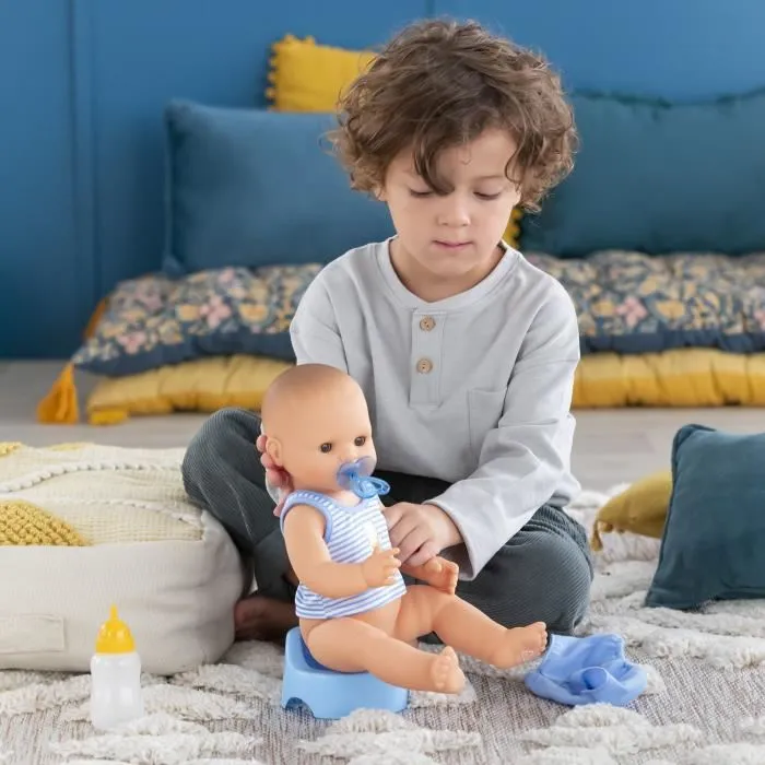 Corolle Mon Grand Poupon Paul fait pipi - Poupon 36cm au corps vinyle, boit, fait pipi sur le pot, va dans l'eau - Enfant dès 2 ans Corolle Mon Grand Poupon Paul fait pipi - Poupon 36cm au corps vinyle, boit, fait pipi sur le pot, va dans l'eau - Enfant dès 2 ans