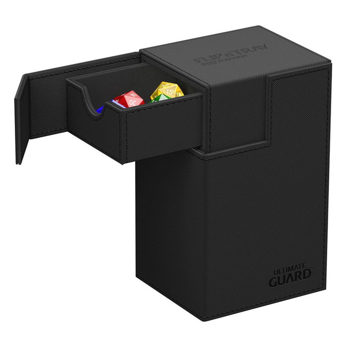 Ultimate Guard Flip'n'Tray 80+ Xenoskin - Black Ultimate Guard Flip'n'Tray 80+ Xenoskin - Black