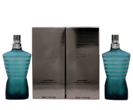Jean Paul Gaultier Le Male - Set Duo Eau de Toilette pour Hommes, 2 x 40 ml