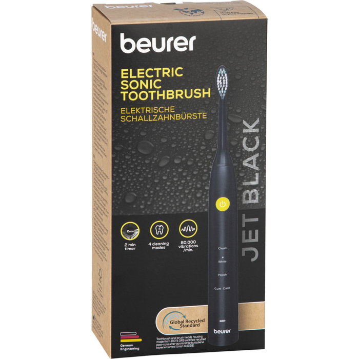 Beurer SC 30 Black Sonic Toothbrush Green Planet Beurer SC 30 Black Sonic Toothbrush Green Planet
