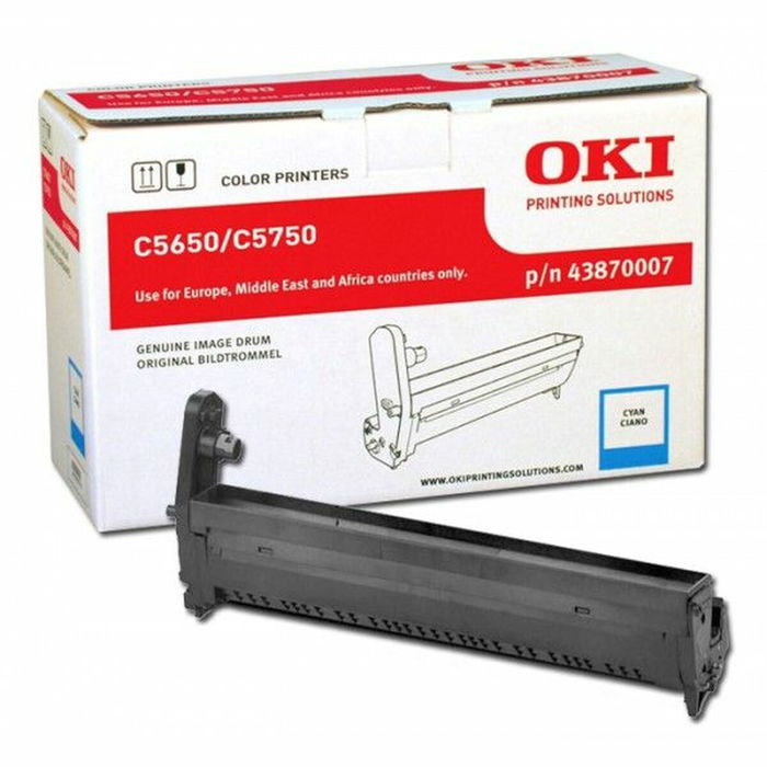 Tambour d’imprimante OKI 43870007 Noir Cyan C/5650/5750