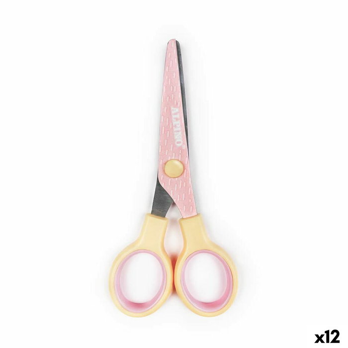 Ciseaux Alpino Multicouleur Blanc/Orange Acier inoxydable 130 mm