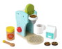 KioKids Cafetière en bois bleue avec accessoires
