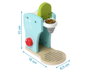 KioKids Cafetière en bois bleue avec accessoires