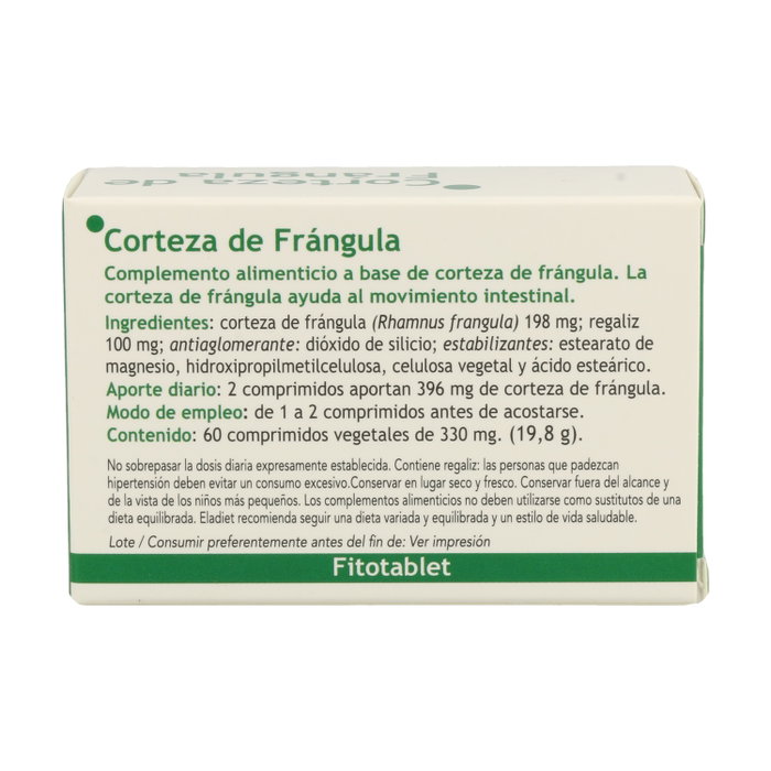 ELADIET FITOTABLET Frangula 60 comprimés ELADIET FITOTABLET Frangula 60 comprimés