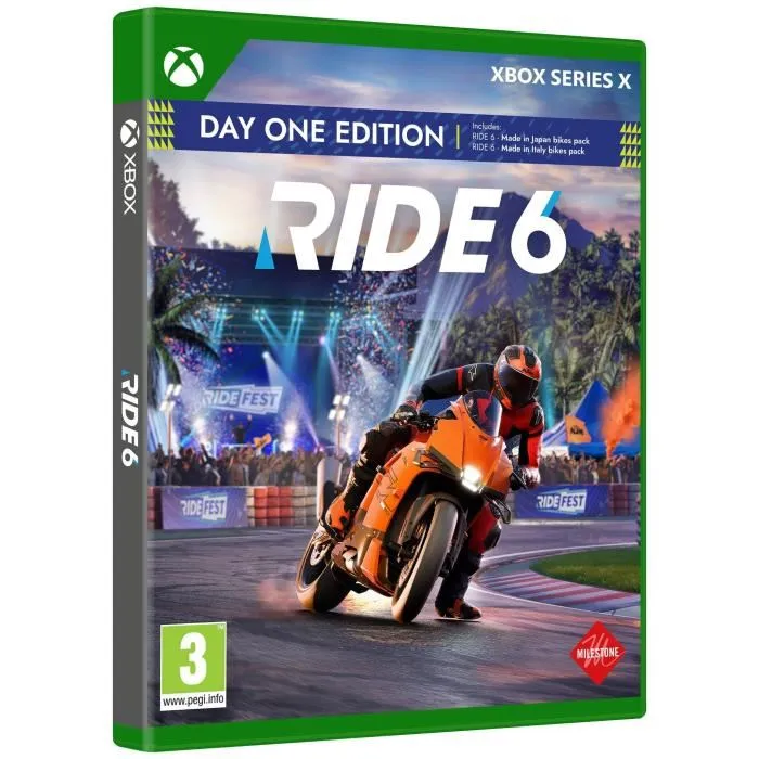Milestone Ride 6 Day One Edition - Jeu de simulation moto (Xbox Series X, français) Milestone Ride 6 Day One Edition - Jeu de simulation moto (Xbox Series X, français)