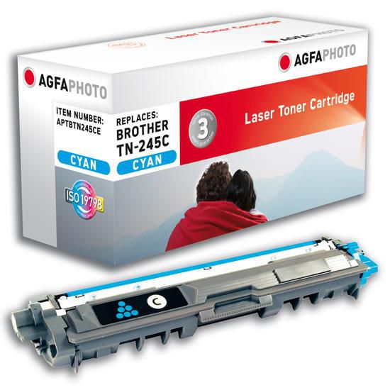 Agfa Photo TN-245C Cartouche Toner Cyan Compatible Brother TN-245C APTBTN245CE 2.200 Pages Agfa Photo TN-245C Cartouche Toner Cyan Compatible Brother TN-245C APTBTN245CE 2.200 Pages