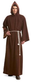My Other Me Déguisement de Moine - Taille M-L pour adulte - Costume complet tunique et cordon marron