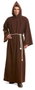My Other Me Déguisement de Moine - Taille M-L pour adulte - Costume complet tunique et cordon marron
