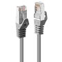 Lindy Câble réseau Ethernet Cat.6 F/UTP CCA Gris, 5 mètres, blindé, connecteurs RJ45 dorés, pour Gigabit Ethernet jusqu'à 1 GBase-T