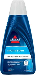 BISSELL B1084N Produit Nettoyant Spot & Stain - Pour Surfaces SOFT (Tapis, Moquette, Canapé, Matelas) - 1 Litre