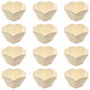 Cook Concept Lot de 12 barquitas de présentation hexagonales en bois de pin