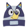 Cerdá Gorro Bluey Punto avec Applications, Bonnet pour Enfant à partir de 3 ans, Bleu
