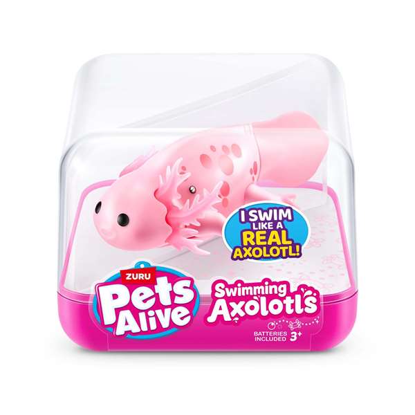 Zuru Pets Alive Figurine Ajolote nageant dans différentes directions