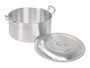 KINVARA Cacerola en aluminium de 26 cm, 6,5 l, Plata