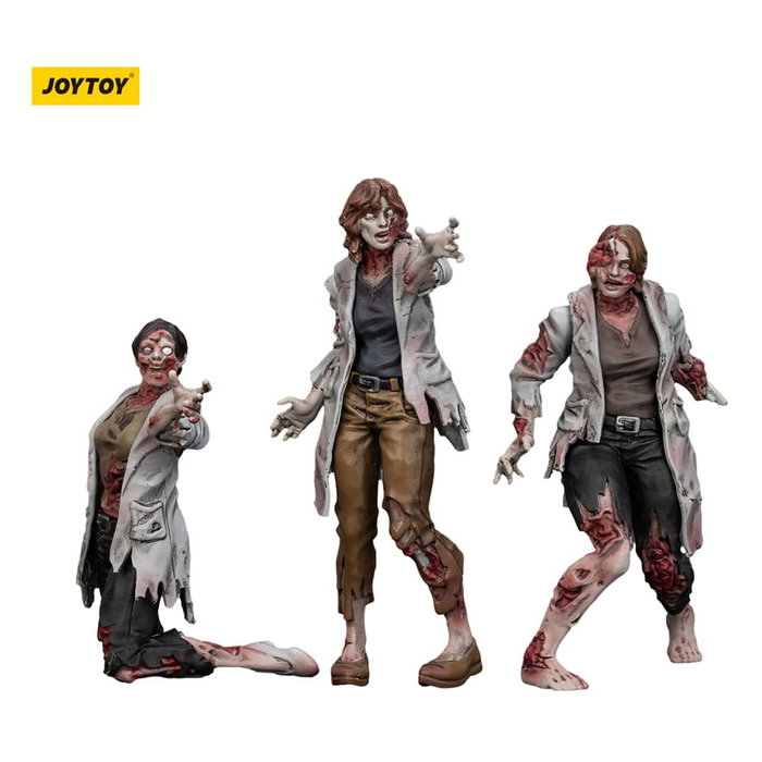 Zombie pack 3 figurines Dark Source Scientists (Female) 8 cm Zombie pack 3 figurines Dark Source Scientists (Female) 8 cm