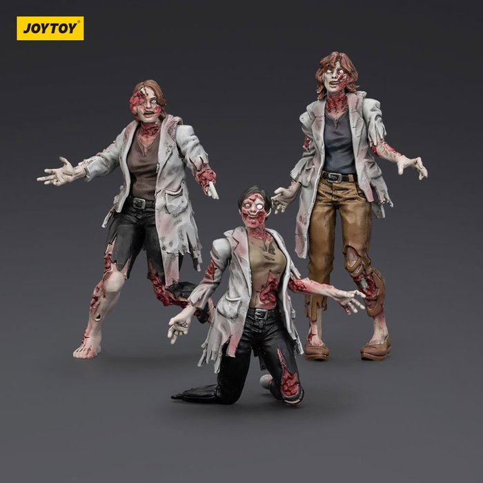 Zombie pack 3 figurines Dark Source Scientists (Female) 8 cm Zombie pack 3 figurines Dark Source Scientists (Female) 8 cm