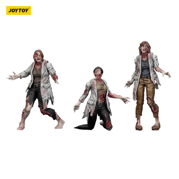 Zombie pack 3 figurines Dark Source Scientists (Female) 8 cm Zombie pack 3 figurines Dark Source Scientists (Female) 8 cm