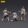 Zombie pack 3 figurines Dark Source Scientists (Female) 8 cm