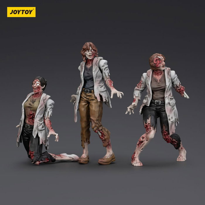 Zombie pack 3 figurines Dark Source Scientists (Female) 8 cm Zombie pack 3 figurines Dark Source Scientists (Female) 8 cm