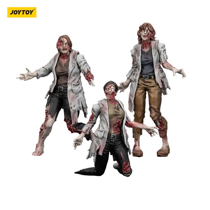Zombie pack 3 figurines Dark Source Scientists (Female) 8 cm Zombie pack 3 figurines Dark Source Scientists (Female) 8 cm