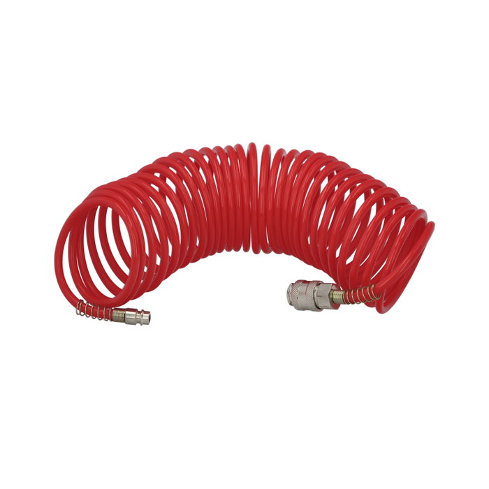 WOLFPACK LINEA PROFESIONAL Tuyau en spirale 7,5 m avec adaptateur rapide WOLFPACK LINEA PROFESIONAL Tuyau en spirale 7,5 m avec adaptateur rapide