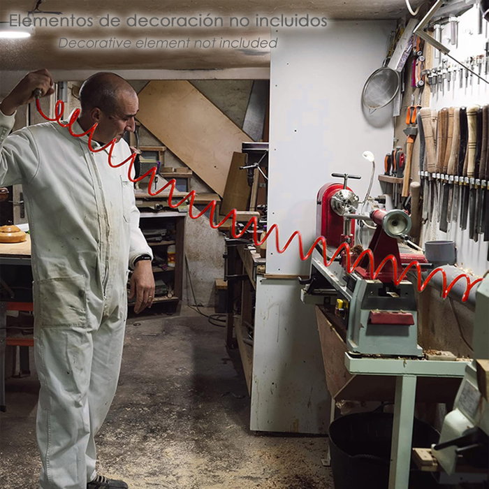 WOLFPACK LINEA PROFESIONAL Tuyau en spirale 7,5 m avec adaptateur rapide WOLFPACK LINEA PROFESIONAL Tuyau en spirale 7,5 m avec adaptateur rapide