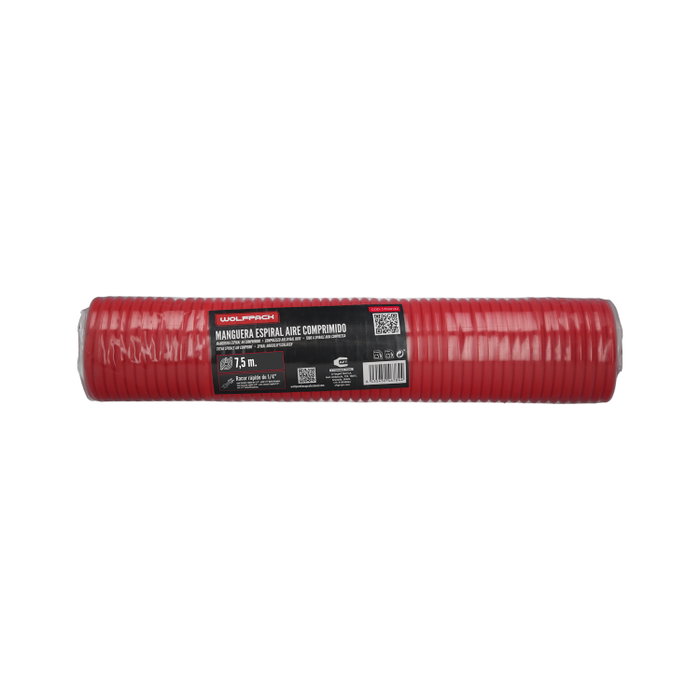 WOLFPACK LINEA PROFESIONAL Tuyau en spirale 7,5 m avec adaptateur rapide WOLFPACK LINEA PROFESIONAL Tuyau en spirale 7,5 m avec adaptateur rapide