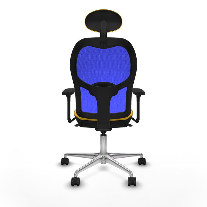 Piqueras y Crespo Chaise de Bureau avec Appui-tête 3D086N1 Jaune
