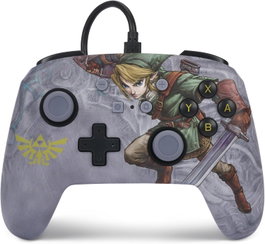PowerA Manette filaire améliorée pour Nintendo Switch Zelda NSGP0096-01