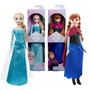 Mattel Poupées de mode assorties Anna et Elsa Disney Frozen JDD39 de modèles variés. Varie selon le modèle disponible. Elle mesure 325 mm. Elle pèse 200 g. Elle est conçue pour les enfants de 3 ans et plus. Elle est sous licence Disney Frozen. Elle possède des bras et des jambes mobiles pour une pose facile. Elle porte sa robe caractéristique. Chaque poupée est conçue avec une attention particulière aux détails et un charme narratif. Elle permet de recréer les moments préférés de Frozen ou d'inventer de nouvelles histoires d'aventure. Dimensions : 325 mm (hauteur) x 92 mm (largeur) x 50 mm (longueur).