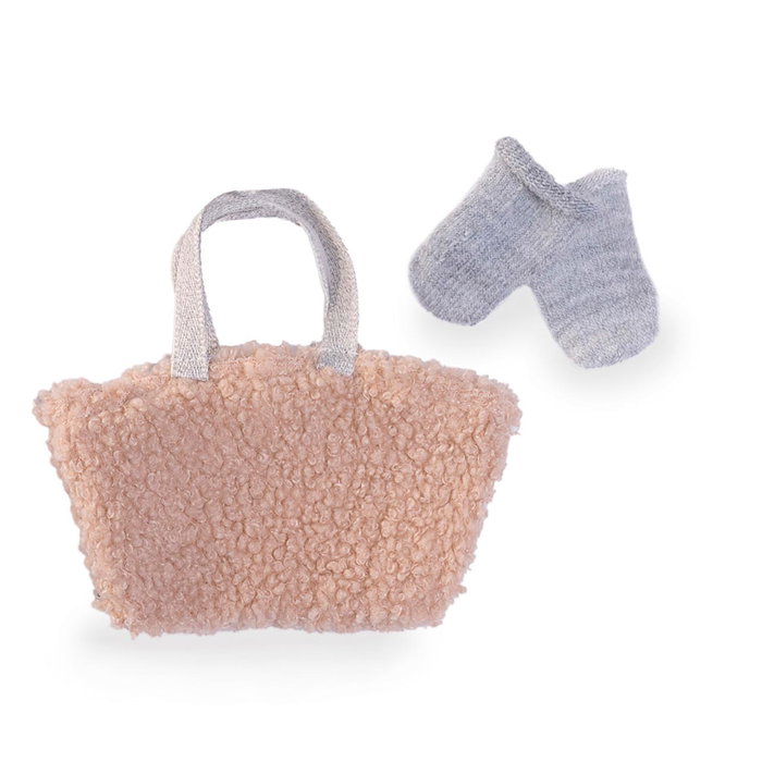 Muñecas Antonio Juan - Poupée Bella Collection Urbaine avec Chaleco, Bonnet, Pull, Pantalon, Sac et Chaussons - Modèle 28329 - Pour Enfants +3 Ans