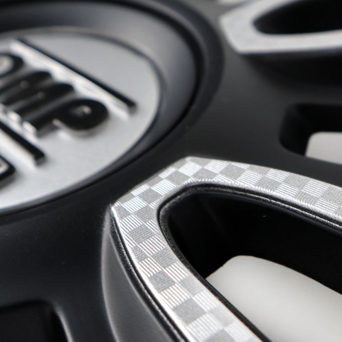 Omp Speed Magnum 13 Pouces Enjoliveurs 4 Pièces Noir-Argent-Carbone OMPS07011322