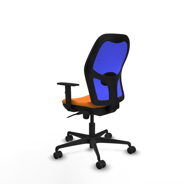 Piqueras y Crespo Chaise de Bureau Jorquera Orange et Bleu Piqueras y Crespo Chaise de Bureau Jorquera Orange et Bleu