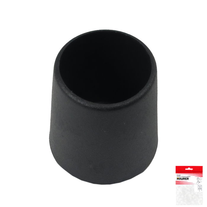 MAURER Embouts coniques noirs 25mm, pack de 4 pièces