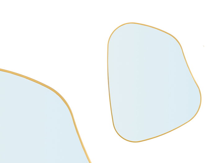 Giftdecor Miroir Forme Abstraite Doré 66x53 cm (Set de 6) Giftdecor Miroir Forme Abstraite Doré 66x53 cm (Set de 6)