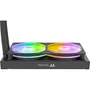 Thermaltake CL-W465-PL12SW-A TH240 V3 A-RGB Sync - Watercooling AIO pour CPU - Ventilateur ARGB 240 mm - Compatible Intel LGA et AMD AM5/AM4 - Noir