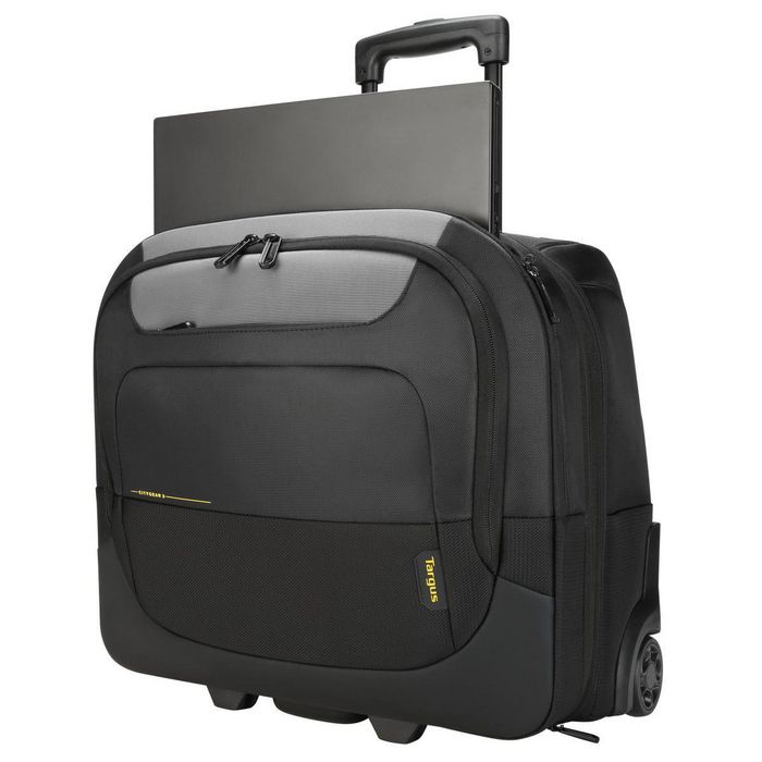 Targus Malette à roulettes CityGear pour ordinateur portable 15 à 17.3 pouces avec compartiment pour tablette - Noir