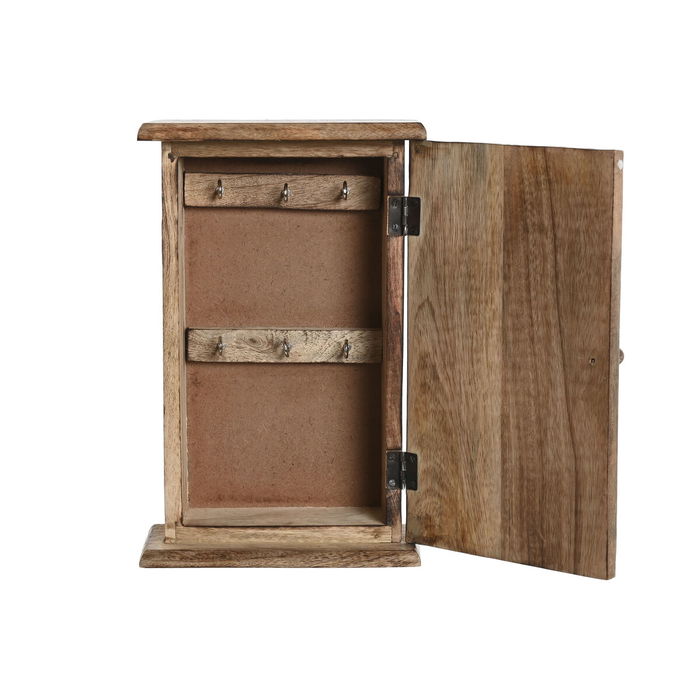 Armoire à clés Home ESPRIT Blanc Naturel 18 x 7,5 x 28 cm