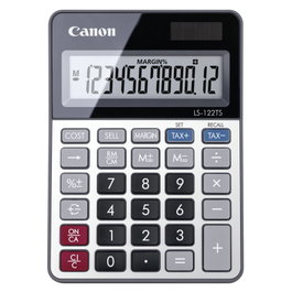 Canon LS-122TS DBL Calculatrice de bureau grise avec écran 12 chiffres