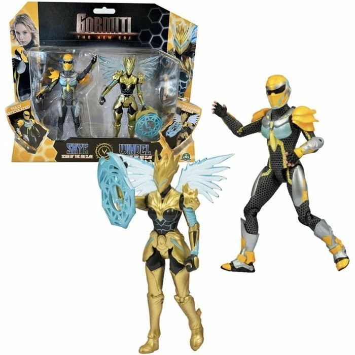Gormiti Coffret de 2 figurines Scion et Gormiti associé Air - Skye et Windel - 15 cm