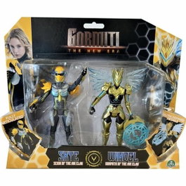 Gormiti Coffret de 2 figurines Scion et Gormiti associé Air - Skye et Windel - 15 cm
