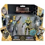 Gormiti Coffret Figurines GRV191 - Scion et Gormiti Air Skye et Windel Articulées 15 cm avec Armure Effet Métallique - À Partir de 4 Ans