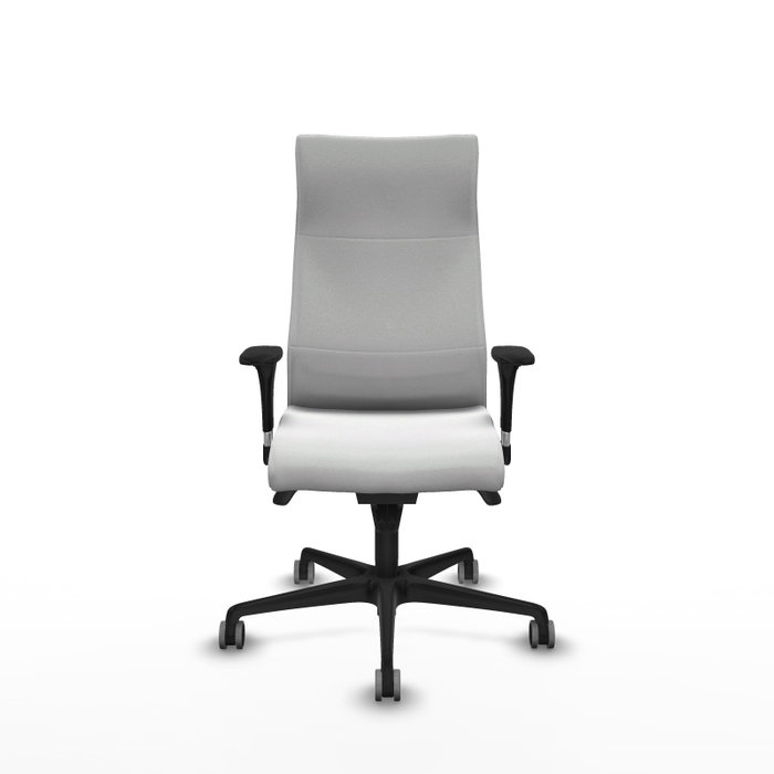 Piqueras Y Crespo Fauteuil Albacete Blanc avec Mécanisme Synchrone et Accoudoirs 1D
