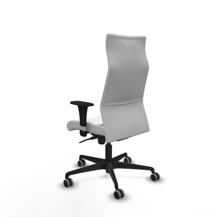Piqueras Y Crespo Fauteuil Albacete Blanc avec Mécanisme Synchrone et Accoudoirs 1D