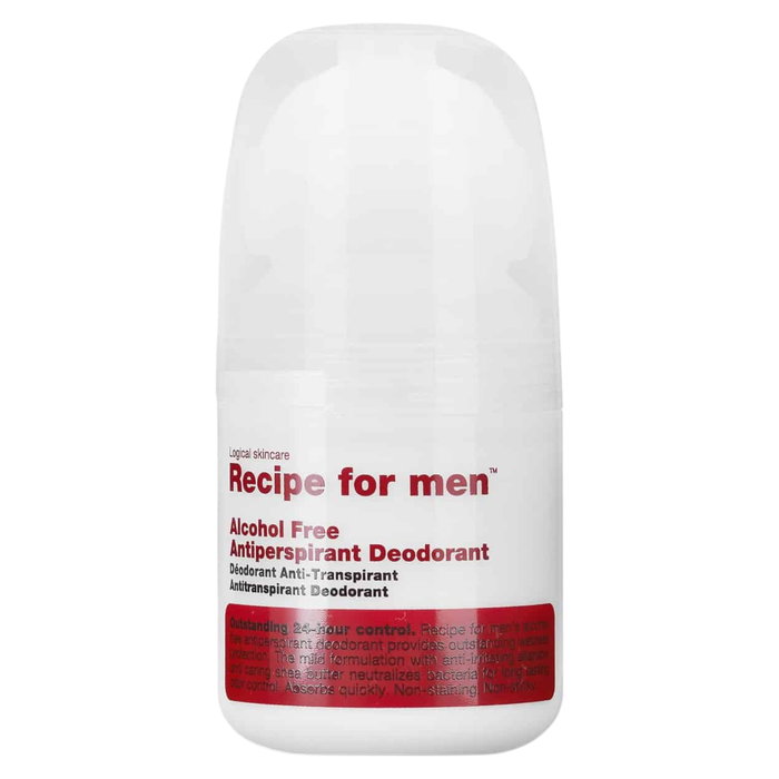 Recipe For Men - Déodorant Antitranspirant pour Homme Anti-irritation 60 ml
