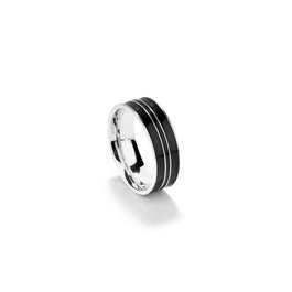 Bague Homme Radiant RH000142-20 Argenté Noir 20