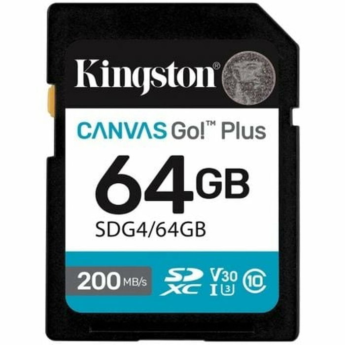 Carte Mémoire Micro SD avec Adaptateur Kingston SDG4/64GB 64 GB