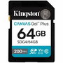 Carte Mémoire Micro SD avec Adaptateur Kingston SDG4/64GB 64 GB