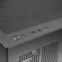 Mars Gaming MCV5 Boîtier PC ATX Midi Tower avec Vitre Trempée Panoramique ARGB Noire, 4 Ventilateurs ARGB, USB-C, Refroidissement 360mm